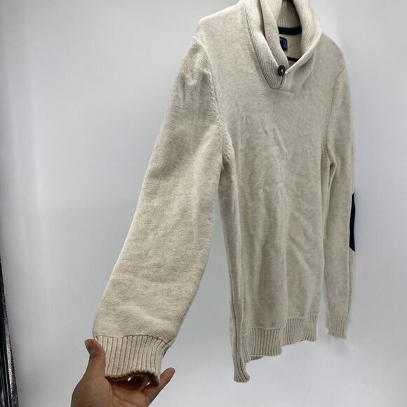 Springfield the Unique and Original cream blue elbow patches grandpa academia M - Picture 4 of 6